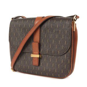 Yves Saint Laurent YSL Monogram Allover Small Satchel Bag, Brown, Men's, K4613